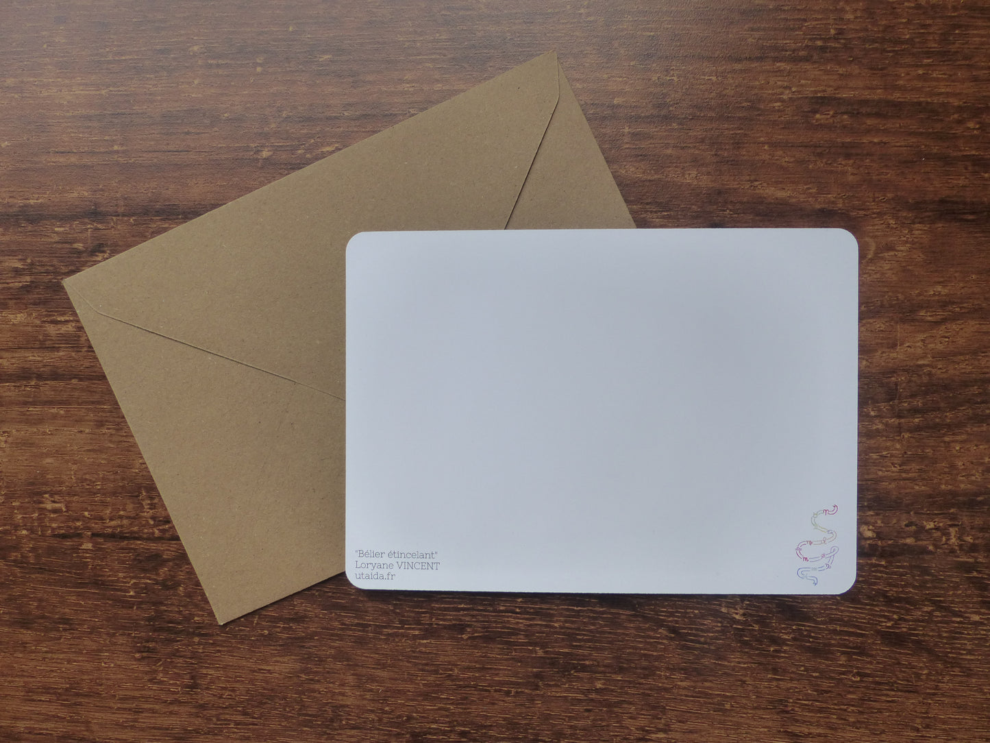 Carte postale Bélier étincelant