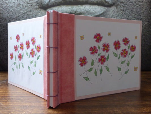 Carnet Fleurs dans le vent