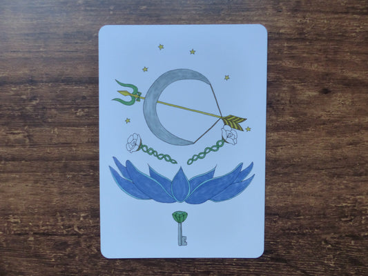 Carte postale Cancer tendre